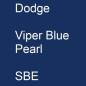 Preview: Dodge, Viper Blue Pearl, SBE.